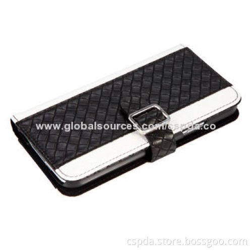 Premium PU Wallet Design Cellphone Case, Card Slots Function/Compatible to Samsung Galaxy S5